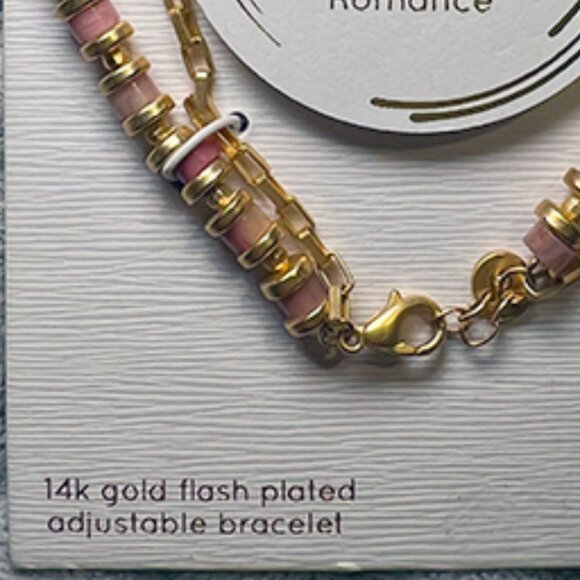 Unwritten - Compassion Empower Gold Beaded Bracelet - NWT - Picture 2 of 5